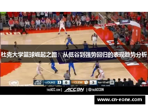 杜克大学篮球崛起之路：从低谷到强势回归的表现趋势分析