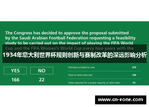 1934年意大利世界杯规则创新与赛制改革的深远影响分析