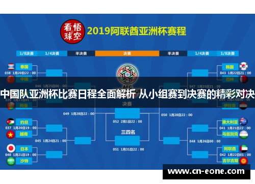 中国队亚洲杯比赛日程全面解析 从小组赛到决赛的精彩对决